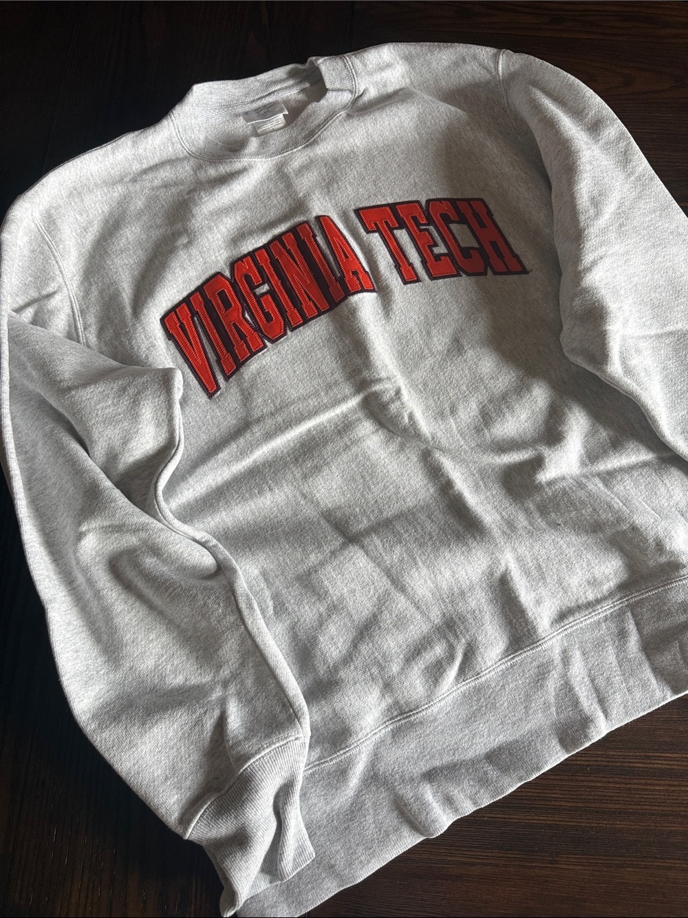 Men’s Champion Reverse Weave Crewneck Sweatshirt - Virginia Tech